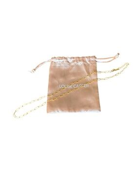 Louise Carter Gold Maui Paperclip Chain Necklace
